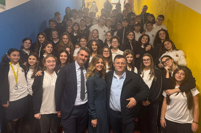 Studenti durante la proiezione